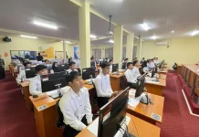 Jaga Integritas Seleksi, Kanwil Ditjenpas Sulteng Kawal SKD CAT Poltekimipas