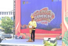 Buka Gebyar UMKM Palu, Menkum Dorong Penguatan Legalitas Badan Usaha dan KI