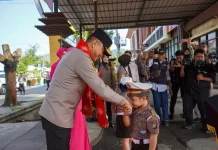 Kunjungan Kerja ke Toli-Toli, Kapolda Sulteng Ajak Personel Peduli Warga