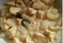 Tahu Krecek Santan, Gurih dan Menggugah Selera
