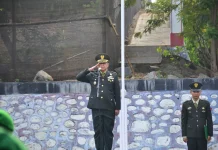 Korem 132/Tadulako Gelar Upacara Hari Kesaktian Pancasila dan Kenaikan Pangkat