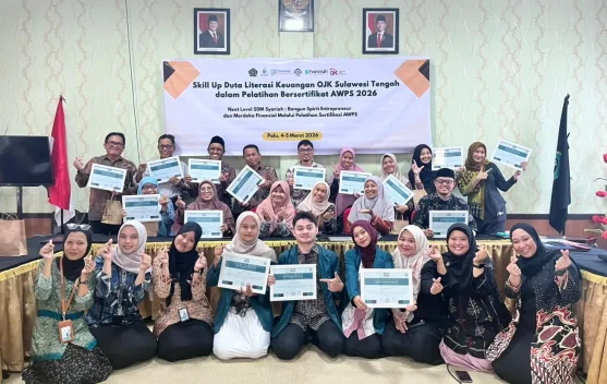 Pelatihan AWPS Dorong Penguatan Ekonomi Syariah Sulteng