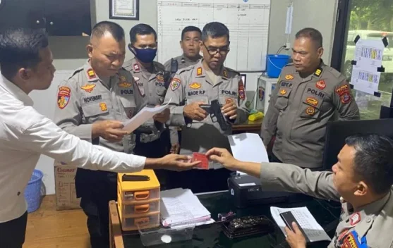 Polres Donggala Gelar Pemeriksaan Senjata Api Dinas Personil