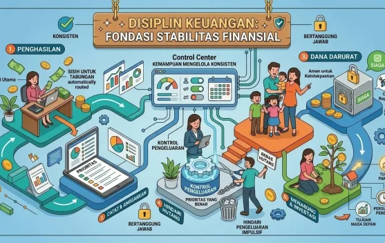 Disiplin Keuangan Kunci Finansial Lebih Aman