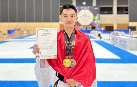 Personel Polda Sulteng Raih Tiga Medali di Kejuaraan Taekwondo Osaka