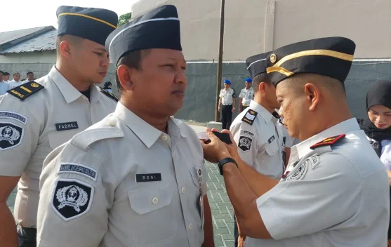 Ditjenpas Sulteng Kukuhkan Satops Patnal dan Sematkan Kenaikan Pangkat Pegawai