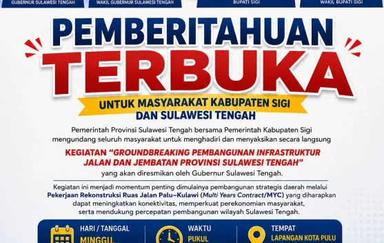 Pemprov Sulteng Siap Luncurkan Proyek Jalan dan Jembatan MYC di Sigi