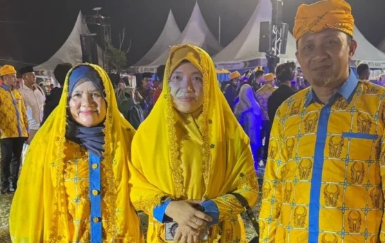 Bupati, Wabup dan Sekda Touna Hadiri Pembukaan MTQ XXXI Dukung Kafilah Daerah