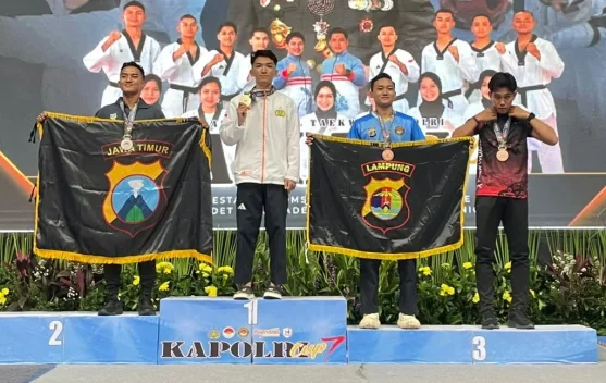 Personel Polda Sulteng Raih Prestasi di Kejurnas Taekwondo Kapolri Cup VII