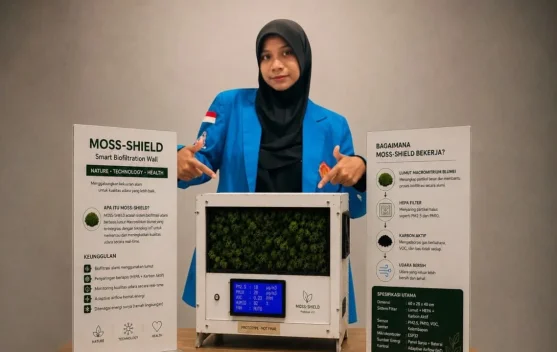 Mahasiswa Untad Ciptakan Biofilter Cerdas Peredam Polusi