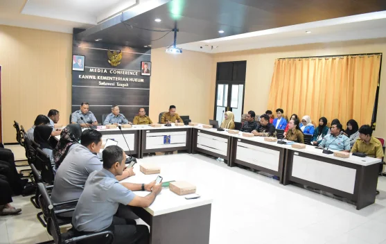 Kanwil Kemenkum Sulteng Harmonisasi Ranperbup Wajib Belajar Prasekolah Poso