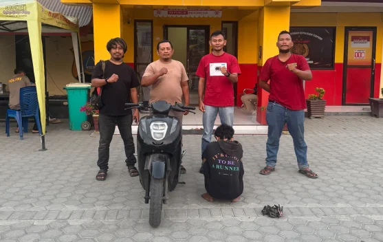 Polsek Palu Barat Amankan Terduga Pelaku Curanmor dan Curat