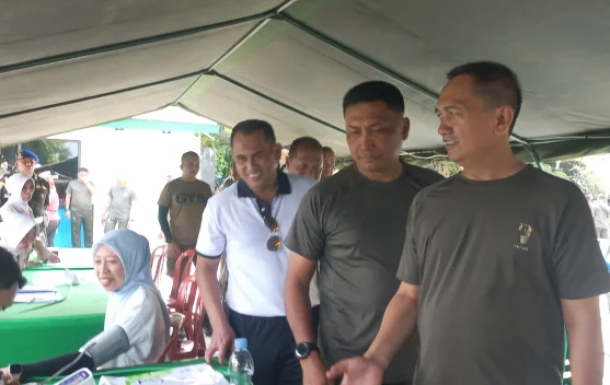 Fun Run 8,1K dan Bakti Sosial Ramaikan HUT Ke-81 TNI Lingkup Kodam XXIII/Palaka Wira