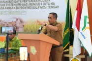 Anwar Hafid Targetkan Produktivitas Padi Sulteng 6 Ton per Hektare