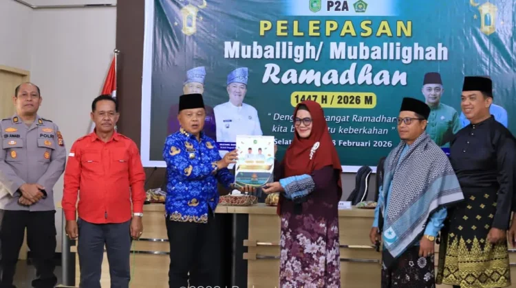 Sambut Ramadhan 1447 H, Bupati Asmar Lepas 75 Mubalig Ramadan.