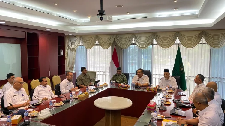Wako Paisal Silaturahmi Bersama Plt. Gubri dan Dangrup 3 Kopassus