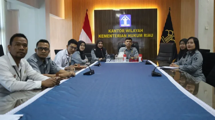 Kemenkum Riau Ikuti Diseminasi Pedoman Survei SPAK-SPKP