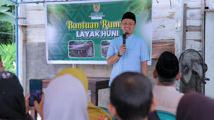 Wako Pekanbaru Resmikan Dua Rumah Layak Huni BAZNAS