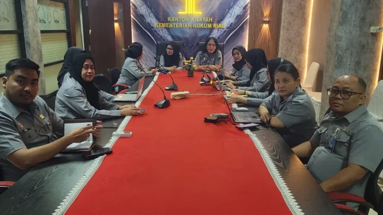 Kemenkum Riau Ikuti Diskusi Nasional Evaluasi UU