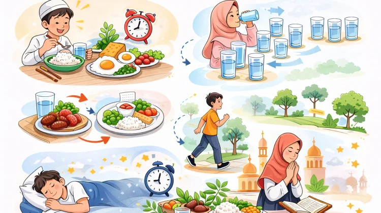 Tips menjalani puasa di bulan Ramadan