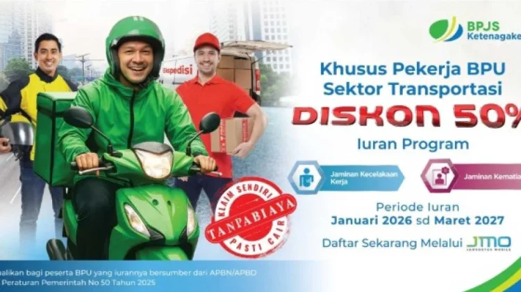 BPJSTK Pekanbaru Panam Sosialisasikan Diskon 50% Iuran BPU Sektor Transportasi