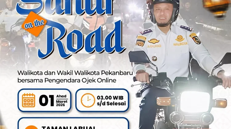 Wali Kota Pekanbaru Akan Gelar Sahur 1.500 Ojol
