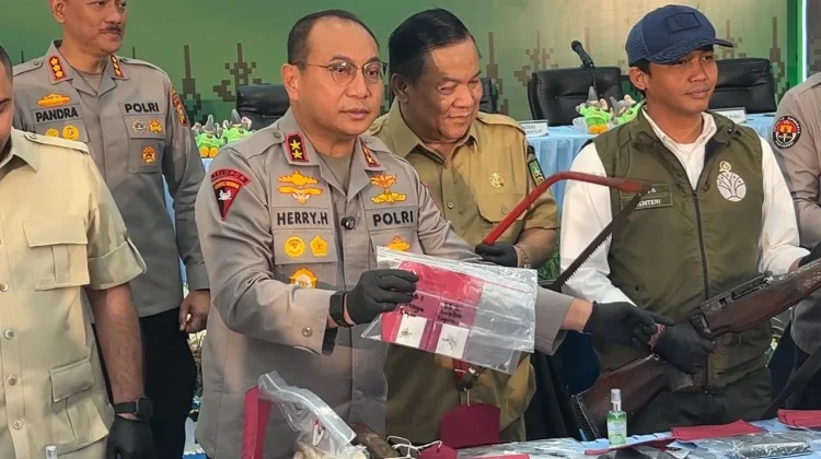 Polda Riau Tetapkan 15 Tersangka Perburuan Gajah di Pelalawan