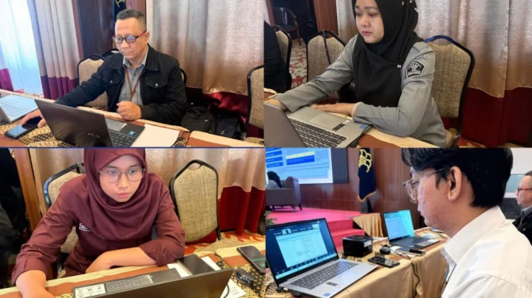 Kementerian Hukum Riau Ikuti Rapat Lanjutan Penyeragaman Pelayanan