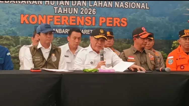 Apel Kesiapsiagaan Karhutla Nasional 2026 Digelar di Pekanbaru