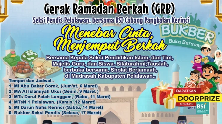 Seramak Ramadan, Kemenag Pelalawan Gelar Gerak Ramadan Berkah