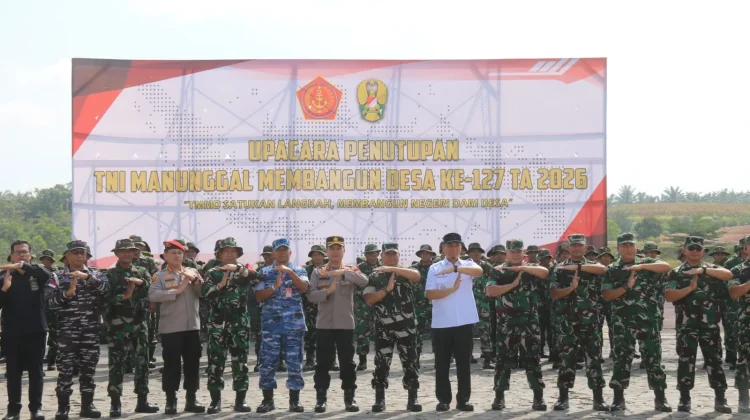 TMMD ke-127 Pekanbaru Resmi Ditutup Dorong Kesejahteraan Warga