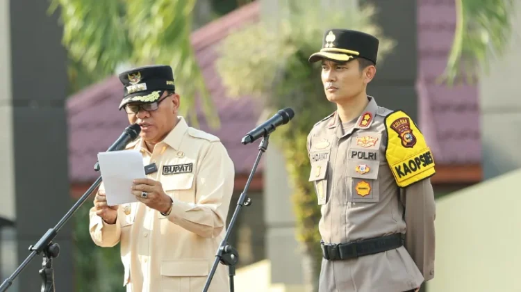 Bupati Suhardiman Pimpin Apel  Operasi Ketupat  2026