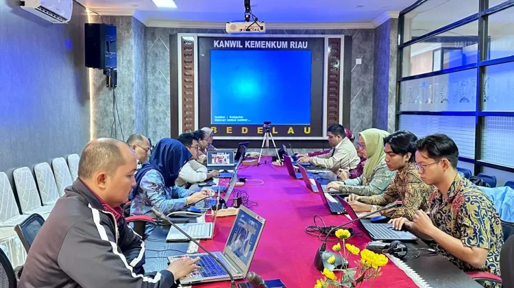 Kemenkum Riau Harmonisasikan Ranperkada Inhu dan Rohul