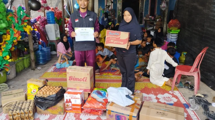 Tebar Kebaikan, TK Tahfizh Al-Fatih Pekanbaru Bersama IZI Riau Salurkan Bantuan
