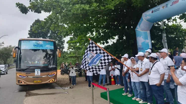 Pemudik Antusias Mudik Bersama Pegadaian Pekanbaru