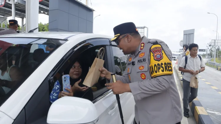 Kapolres Kampar Tinjau Kesiapan Pos Pengamanan Mudik Lebaran