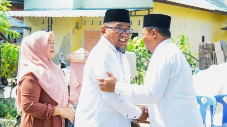 Wawako Sugiyarto Silaturahmi Lebaran ke Kediaman Ketua DPRD Kota Dumai