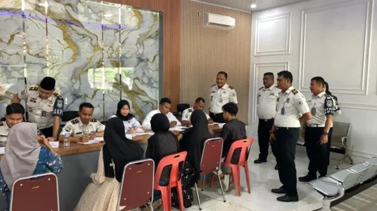 Ribuan Pengunjung Padati Lapas Pasir Pangaraian saat Lebaran