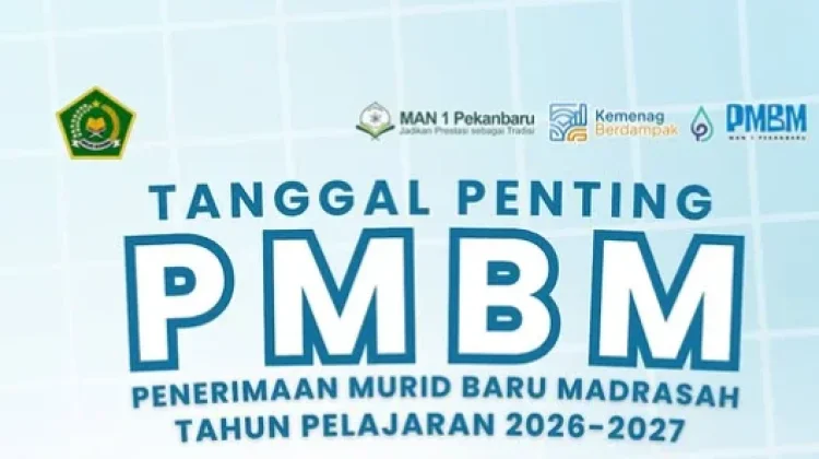 MAN 1 Pekanbaru Buka Pendaftaran Online Sampai 29 Maret 2026