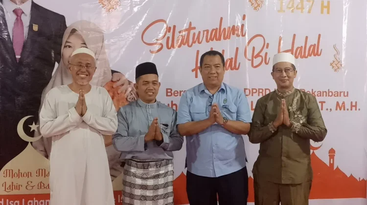 Ketua DPRD Pekanbaru Adakan Halal Bihalal Idulfitir Bersama Masyarakat