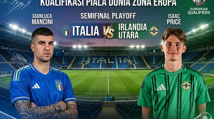 Italia Hadapi Hadangan Irlandia Utara di Laga Semi Final Play0ff
