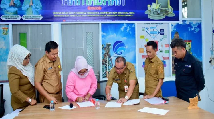 Diskominfo Kampar Finalisasi Kerja Sama Media