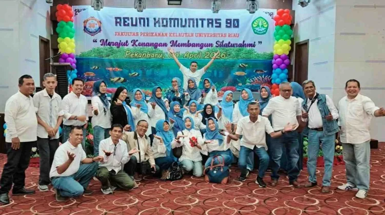 Merajut Kenangan, Komunitas 90 Faperika Unri Eksis Membangun Silaturahmi