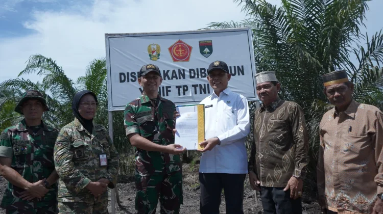 Pemkab Inhil- Kemenhan Tinjau Lokasi Batalyon Pangan