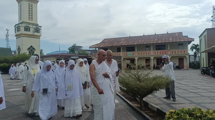 Sebanyak 110 CJH Meranti Jalani Manasik Haji