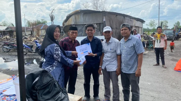Kebakaran Hebat di Reteh, IPPMR Salurkan Donasi Rp 38 Juta ke Korban