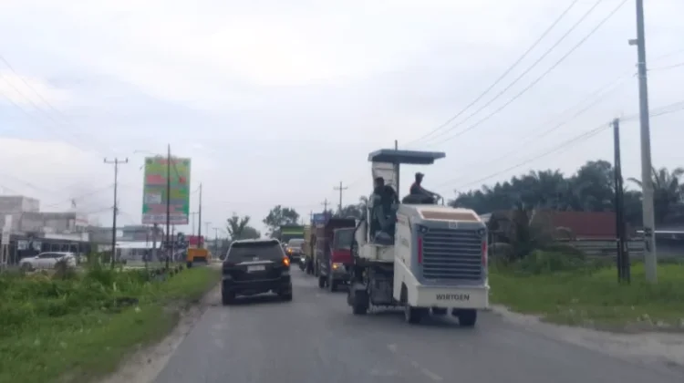 Percepatan Perbaikan Jalan Nasional di Kuansing Mulai Direalisasikan Jelang MTQ