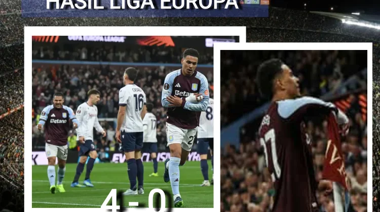 Aston Villa Hancurkan Bologna 4-0 Lolos Semifinal Liga Europa