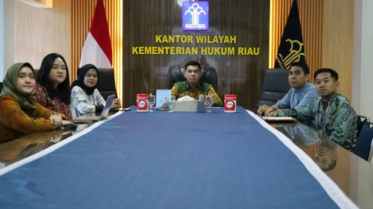 Kemenkum Riau Ikuti Sosialisasi KUHP dan KUHAP Baru