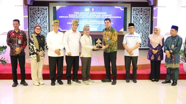 Kemenkum Riau Terima Kunjungan BULD DPD RI, Bahas Penguatan Pembentukan Perda